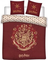 dekbedovertrek Harry Potter 140 x 200 cm PE rood