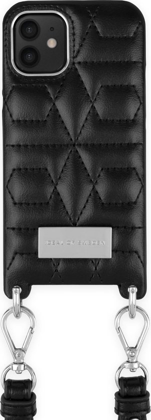 iDeal of Sweden Statement Phone Collier Coque iPhone 12 Mini Matelassé Noir