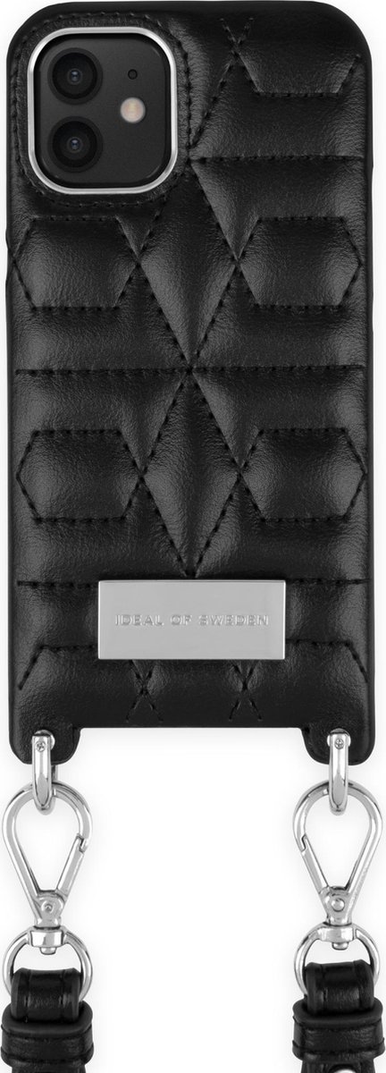 IDeal of Sweden Statement Phone Necklace Case iPhone 12 Mini Quilted Black