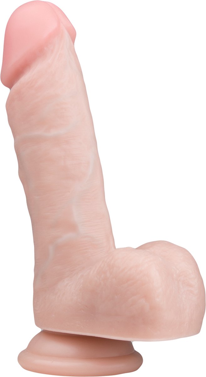 Goedkoopste EasyToys - Realistische Dildo met Balzak - Dildo met Zuignap - 17,5 cm - Dildo's - Sex Toys voor Vrouwen en Mannen - Dildo Mannen Anaal - Beige