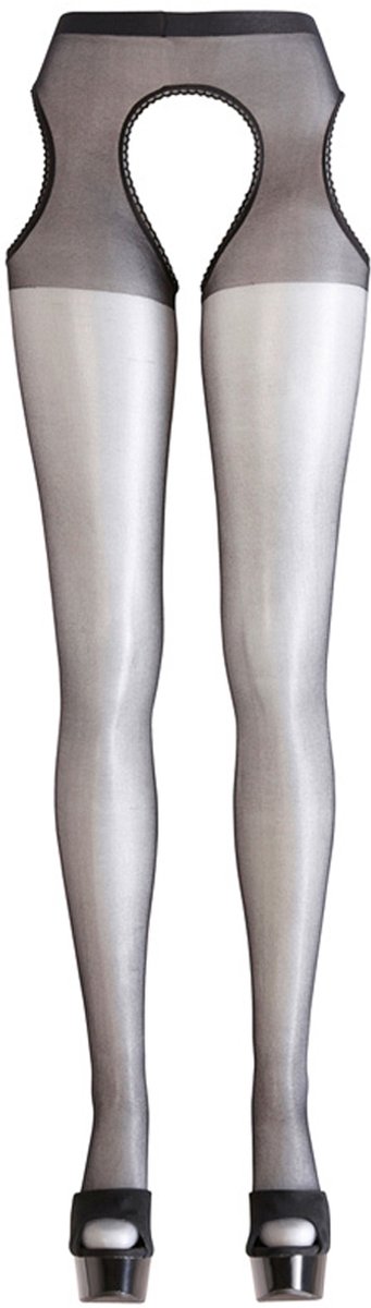 Goedkoopste Cottelli Collection – Sexy panty met open zijkant en kruis – Maat L/XL - Zwart