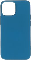 Mobiparts hoesje geschikt voor de Apple iPhone 13 Mini - Siliconen - Blauw