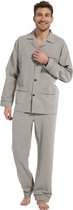 Robson heren pyjama flannel  27212-708-6 - Grijs - 62