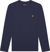 Lyle and Scott - Longsleeve T-shirt Donkerblauw - Heren - Maat XL - Modern-fit