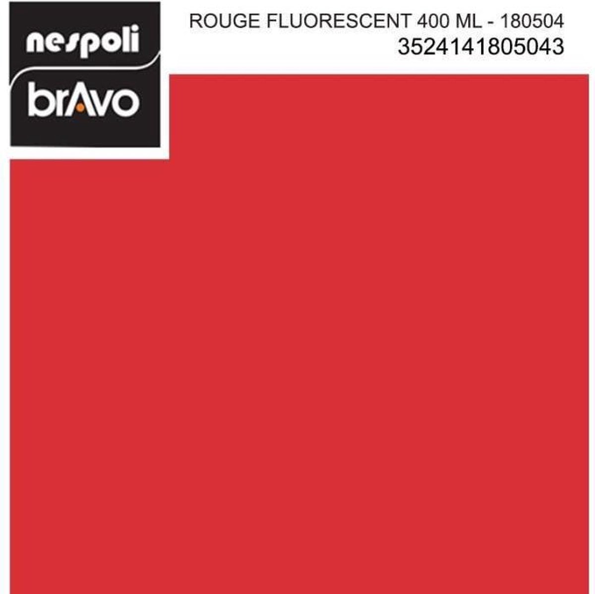 Fluorescerende spuitverf rood