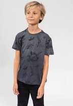 DEELUXE T-shirt met schedelSKULLIER Charcoal