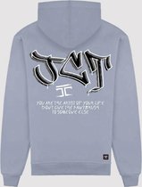 JORCUSTOM Graffiti Slim Fit Hoodie - Blauw - Volwassenen - Maat L