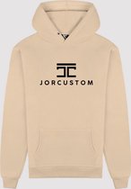 JORCUSTOM Trademark Slim Fit Hoodie - Beige - Volwassenen - Maat XL