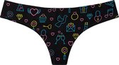 Good Mood Dames Brazillian - Neon Liefde - Maat S