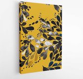Aquarel abstracte naadloze patroon met hand getrokken eenvoudige elementen. Aquarel textuur. - Modern Art Canvas - Verticaal - 1157048806 - 115*75 Vertical