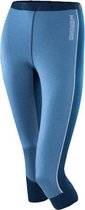 Löffler Thermobroek Transtex 3/4 Dames Merinowol Blauw - Maat 38