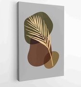 Ontwerp voor print, omslag, behang, minimale en natuurlijke kunst aan de muur. Vector illustratie. 2 - Moderne schilderijen – Verticaal – 1843764733 - 40-30 Vertical