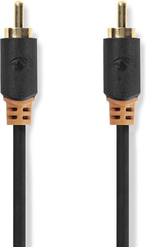 DIN-Audiokabel | DIN 5-Pins Male | 4x RCA Male | Vernikkeld | 1.00 m