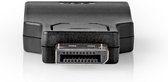 Nedis DisplayPort-Adapter - DisplayPort Male - VGA Female 15p - 1080p - Vernikkeld - Recht - Rond - ABS - ABS - Zwart - Doos
