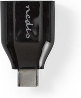 USB-Adapter | USB 3.2 Gen 1 | USB-C™ Male | USB-A Female | Vernikkeld | Zwart | Polybag