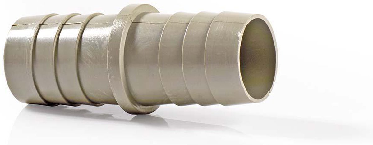 Nedis Verlengstuk met 2 Slangklemmen - 19 mm - 19 mm - Grijs / Metaal