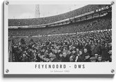 Walljar - Feyenoord - DWS '65 - Muurdecoratie - Plexiglas schilderij