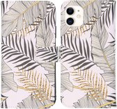 iMoshion Design Softcase Book Case iPhone 11 hoesje - Glamour Botanic