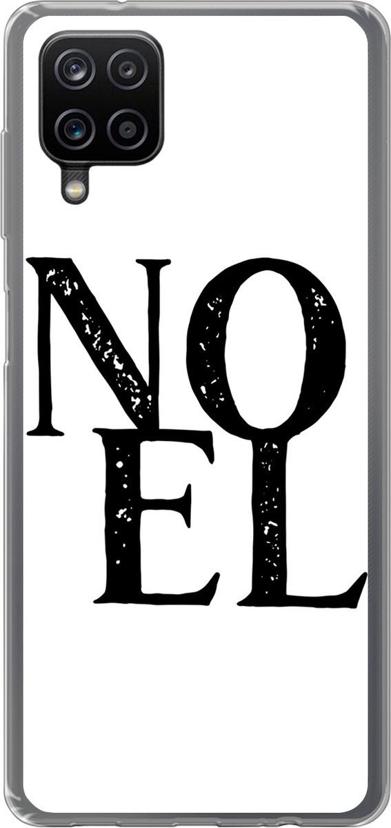 Telefoonhoesje Geschikt voor Samsung Galaxy A12 hoesje - Noel - Kerst - Quotes - Spreuken - Siliconen Telefoonhoesje Telefoonhoesje