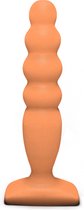Anaal plug Groot Bubble Plug - Visgraatvormige anale stimulator - Lola Toys - BackDoor Edition - Dunne buttplug - Groot - 12,5cm x 3,2cm - Oranje