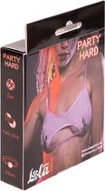 Losse Tepelklemmen - BDSM - Bondage - Luxe Verpakking - Party Hard - Gossip - Zwart