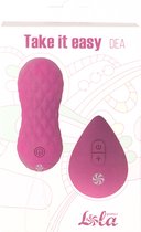 Vibrerend Ei met afstandsbediening - Vibrerend balletje - Take It Easy - Dea - Hypoallergeen Siliconen - Krachtige motor - USB oplaadbaar - Waterdicht IPX6 - Roze