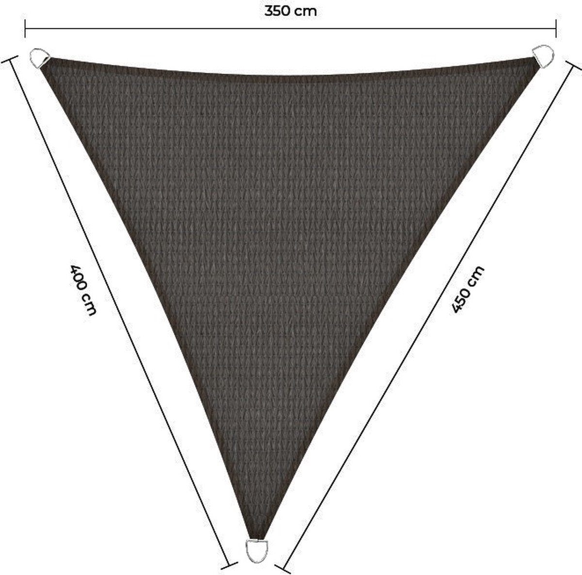 SMART driehoek 3.5x4x4.5 antraciet