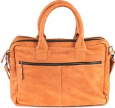 Dutch-Bag Amsterdam Leren Laptoptas 17 Inch Roest Bruin - Kenia Leder  - Handgemaakt in NL - Premium Leer