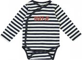 Babylook Romper Overslag Boefje Stripe Snow White