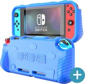 Protective Case met Screenprotector - Geschikt voor Nintendo Switch - Blauw