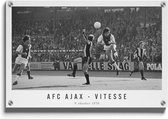 Walljar - AFC Ajax - Vitesse '78 - Muurdecoratie - Plexiglas schilderij