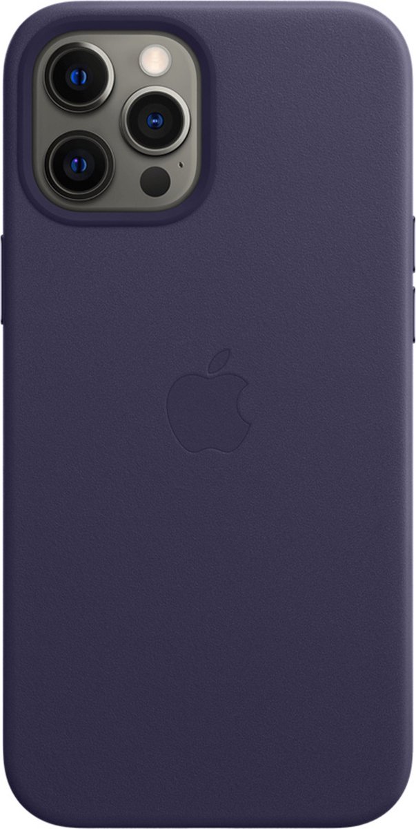 Apple leren hoesje met MagSafe - Voor iPhone 12 Pro Max - Paars
