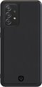 Valenta - Samsung Galaxy A72 Backcase hoesje - Leer - Zwart