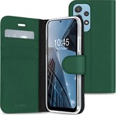 Samsung A52 hoesje bookcase - hoesje Samsung A52 bookcase - A52 hoesje bookcase - Samsung Galaxy A52 hoesje bookcase - Galaxy A52 hoesje - hoesje A52 - Kunstleer - Groen - Accezz Wallet Softc