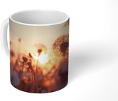 Mok - Paardenbloem - Zonsondergang - Lente - 350 ML - Beker