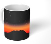 Mok - Een sterrenregen boven eenzame berg - 350 ML - Beker
