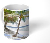 Mok - Wit zand en helder water bij de San Blas-eilanden in Panama - 350 ML - Beker