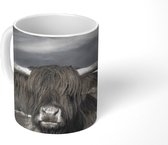 Mok - Schotse Hooglander - Dieren - Hoorns - 350 ML - Beker