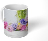 Mok - Stilleven - Kleuren - Bloemen - 350 ML - Beker