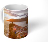 Mok - Zonsondergang in Cinque Terre - 350 ML - Beker