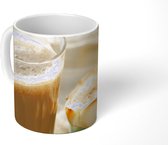 Mok - Latte macchiato met boter en brood - 350 ML - Beker