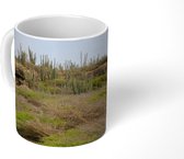 Mok - Landschap op Curacao met cactussen - 350 ML - Beker