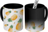 Magische Mok - Foto op Warmte Mokken - Koffiemok - Ananas - Vruchten - Sjablonen - Magic Mok - Beker - 350 ML - Theemok