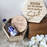 Griffel-Gifts Geschenkbox Getuige -Vriend - Huwelijk - Wodka