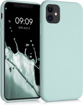 kwmobile telefoonhoesje voor Apple iPhone 11 - Hoesje voor smartphone - Back cover in cool mint