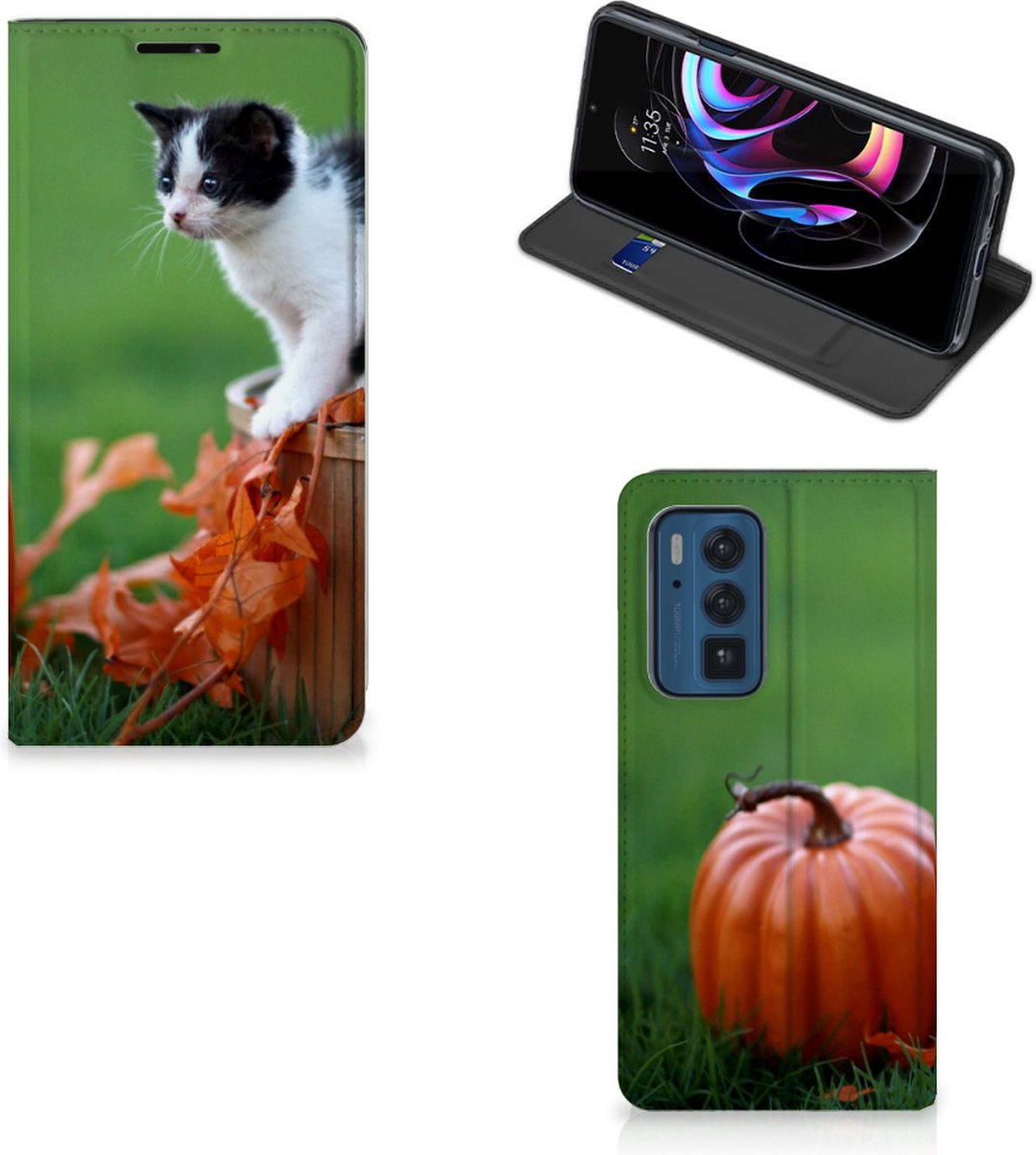 Motorola Edge 20 Pro Hoesje maken Kitten