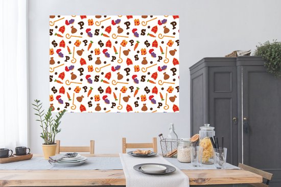 Affiche décoration Sinterklaas - Sinterklaas - 160x120 cm XXL - Décoration Sinterklaas - Chambre d'enfant