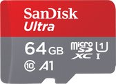 SanDisk Ultra Micro SDXC 64GB - UHS1 & A1 - met adapter