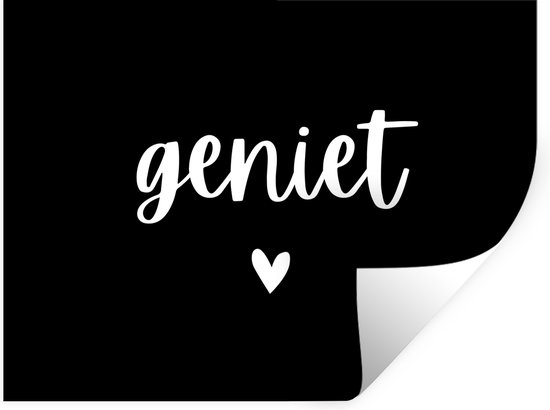 Stickers muraux - Citations - Proverbes - Enjoy - 80x60 cm - Film adhésif