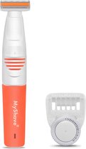Myshave™ - Baardtrimmer - Bodygroomer Mannen - Scheerapparaat - Quickcharge - USB Oplaadbaar - Waterproof - Inclusief Instelbaar Opzetstukje